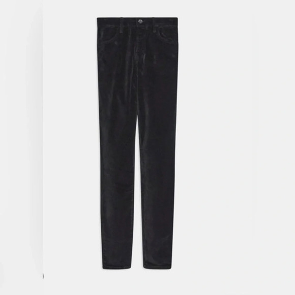 J BRAND for THEORY Grey Dawn Wash Logo Button Womens sz 23 Slim Fit Skinny Jeans - Picture 1 of 9